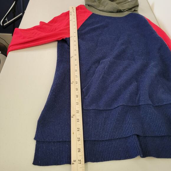 Woolrich Cowl Neck‎ Sweater Kangaroo Pockets Wool Blend Women's Medium - Picture 9 of 11